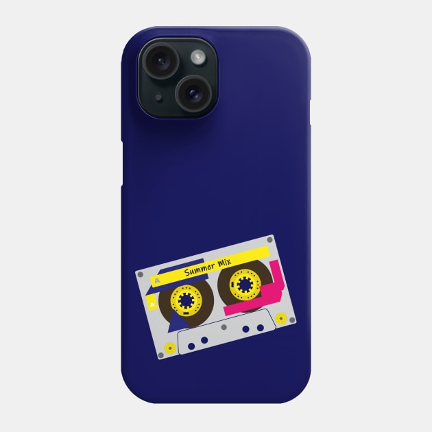 Original Summer Mix Tape Phone Case by miniBOB