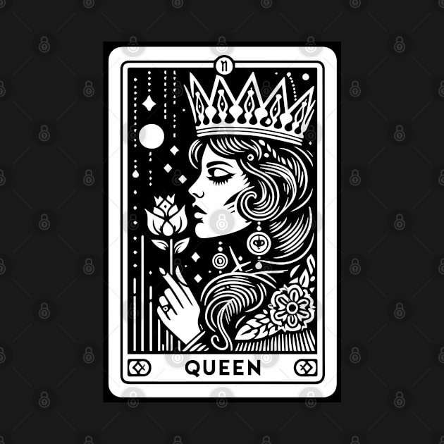 Queen Card by ArtFactoryAI