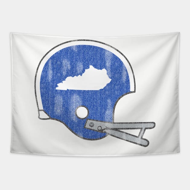 Kentucky Retro Football Helmet Tapestry by KentuckyYall