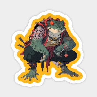 samurai frog Magnet