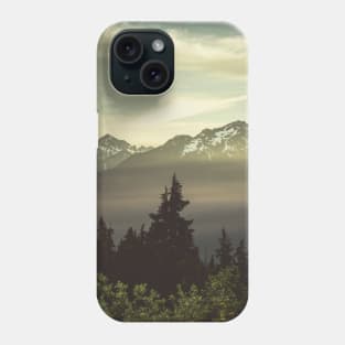 Morning Light in the Cascades Phone Case