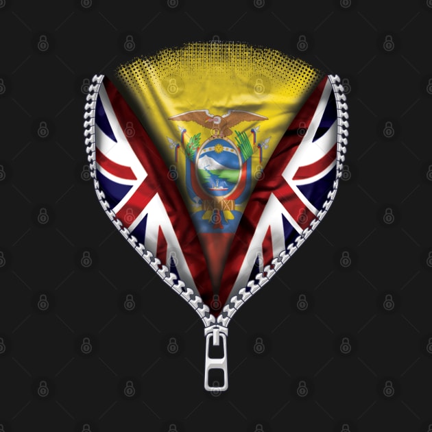 Ecuadorian Flag  Ecuador Flag zipped British Flag - Gift for Ecuadorian From Ecuador by Country Flags