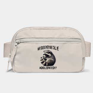 Cute little raccoon: Why does everyone call me addlepated!? Bag