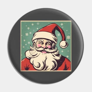 Retro Santa Pin