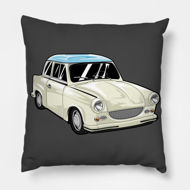 Retro vintage car Pillow by Markus Schnabel