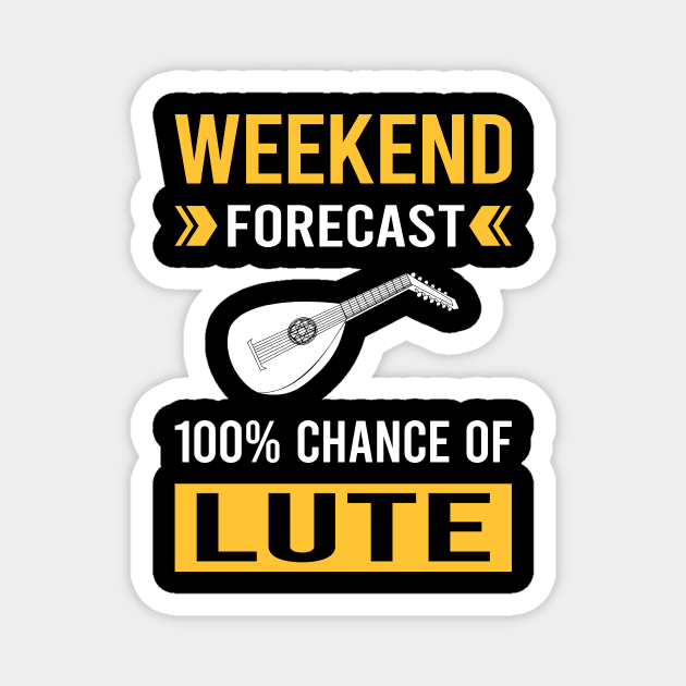 Weekend Forecast Lute Magnet by Bourguignon Aror