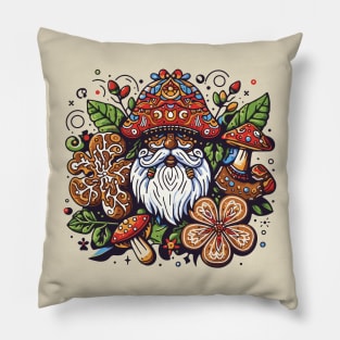 Cottagecore Vibes Santa Claus Pillow