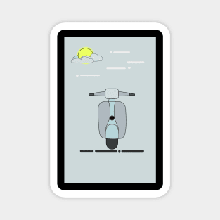 Vintage motorcycle design Magnet