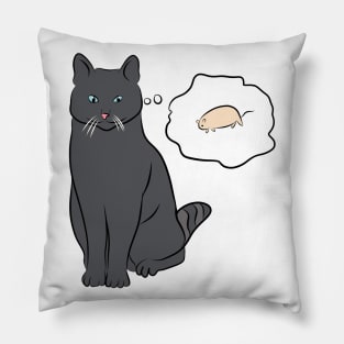 Cat and Mouse Pillow