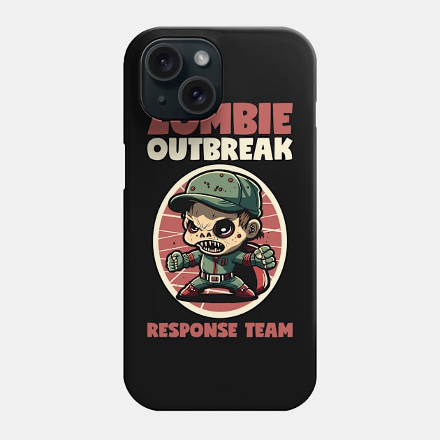 Zombie Outbreak Response Team Phone Case by DesignINKZ