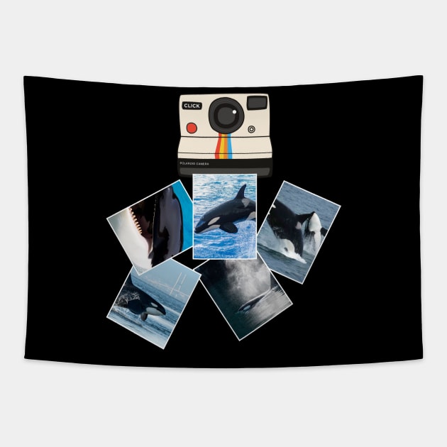 Orca Polaroid Tapestry by GMAT