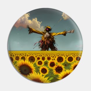 The Sunflower God Pin