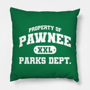 Property of Pawnee Parks Dept Pillow