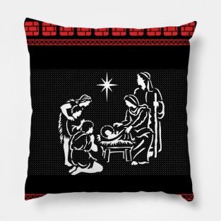 IMMANUEL CHRISTMAS UGLY SWEATER Pillow