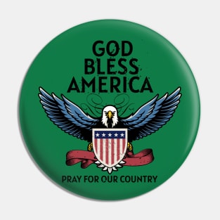 God Bless America Pin