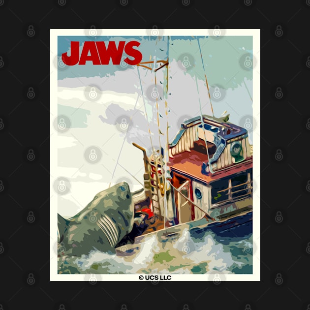 Jaws movie poster by SerenityByAlex