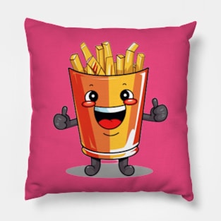 kawaii french fries T-Shirt cute potatofood Pillow