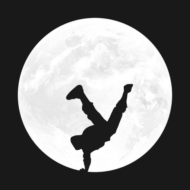 Breakdancer in Full Moon by ChapDemo