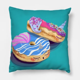 Unicorn donut Pillow