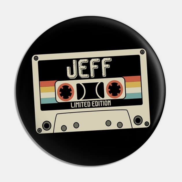 Jeff - Limited Edition - Vintage Style Pin by Debbie Art