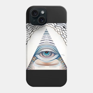 Illuminated Vision (9) - Trippy Psychedelic Eye Phone Case