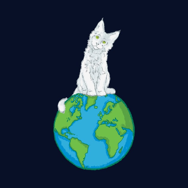 Cats on the World by polliadesign