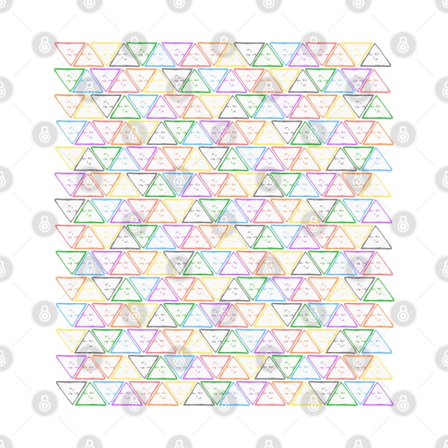 Triangle punpun pattern by Milewq