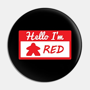 Red Player Tag Hello I'm Red Pin