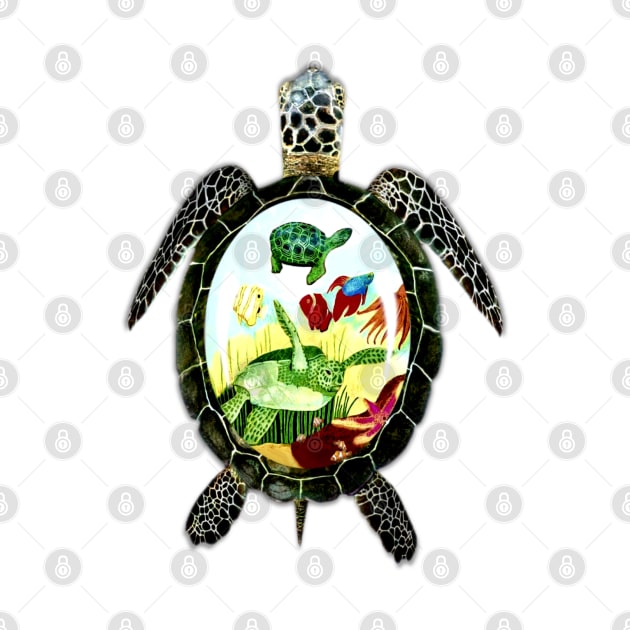 Swimming Turtles by KC Morcom aka KCM Gems n Bling aka KCM Inspirations