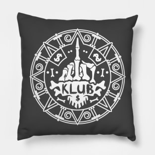 Klub Medallion White Pillow