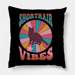 Shorthair Cat lover gift Pillow