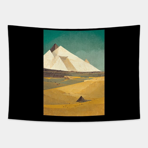 Ancient Giza Tapestry by deificusArt