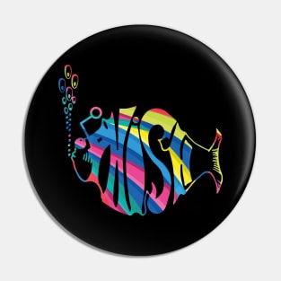 Phish Abstrack Pin