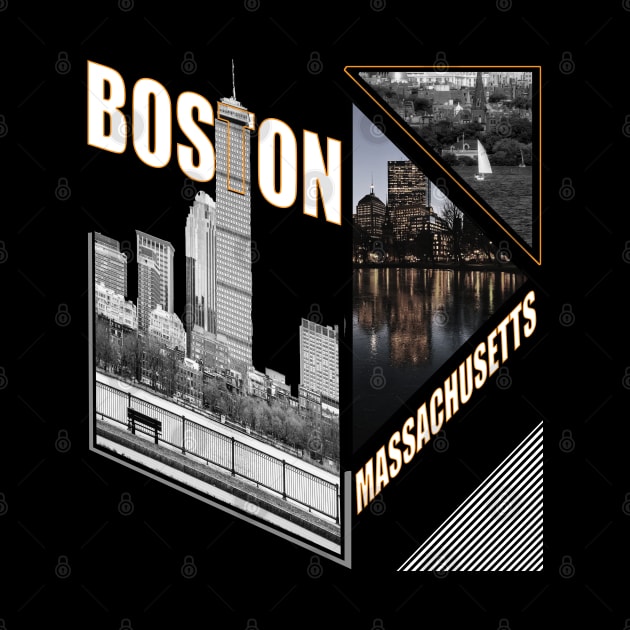 Boston Massachusetts by TeeText