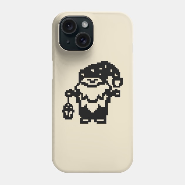 Gnome Christmas gift pixel art Phone Case by Xatutik-Art