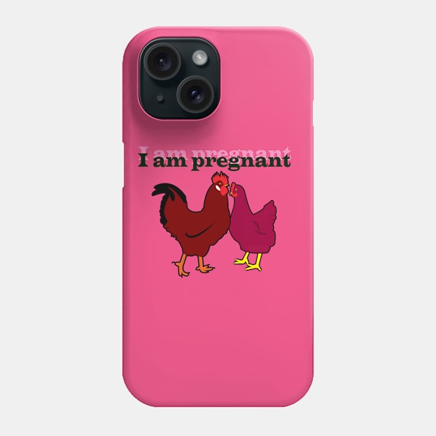 I am pregnant Phone Case by momomoma