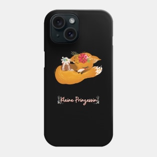 Fuchs Eule Kleine Prinzessin Blumen Süß Phone Case