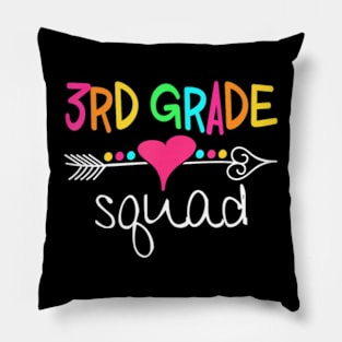 3Rd Grade Squad Third Teacher Student Team Back To School Pillow