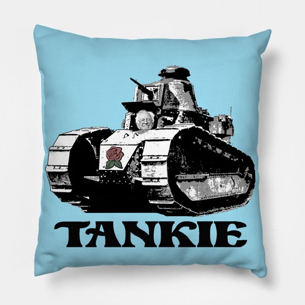 Tankie Bernie Pillow by Robitussn