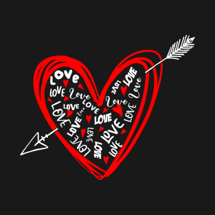 Hand drawn LOVE T-Shirt