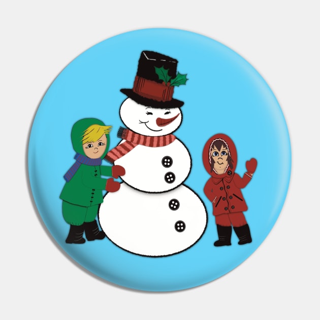 Making a Snowman Pin by FlippinTurtles