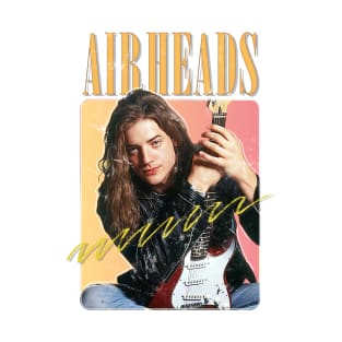 AIRHEADS - - - 90s Aesthetic Fan Design T-Shirt