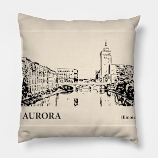 Aurora - Illinois Pillow