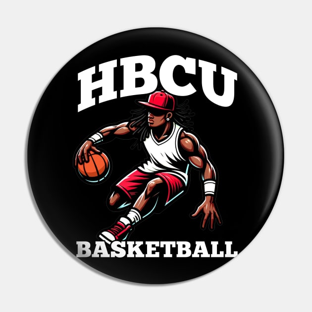 HBCU Basketball Team Player Athlete Pin by blackartmattersshop