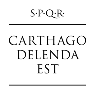 Latin quote Carthago delenda est T-Shirt