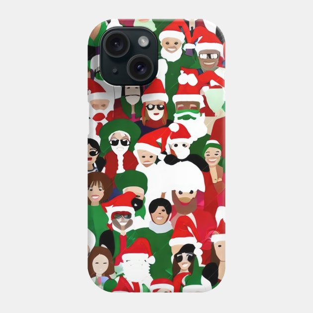 Ugly Christmas Art Phone Case by notsniwart