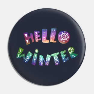 Hello Winter Pin