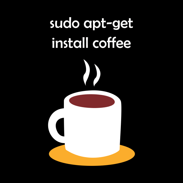 Linux Install Coffee by superdupertees