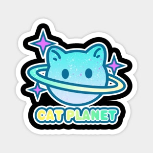 Cat planet Magnet