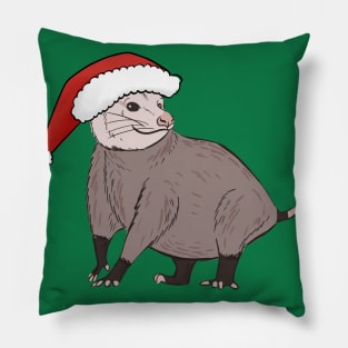 Happy Christmas Possum Pillow